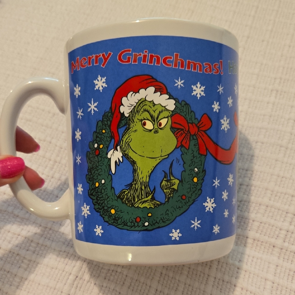 VINTAGE Grinch and Cindy Lou Who Mug 30 Oz - New With Tags